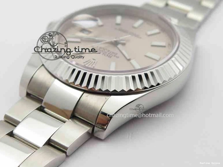 0106 DateJust II 41mm SS BP Maker Best Edition Gray Dial On SS Bracelet SA Trendsetting 3736